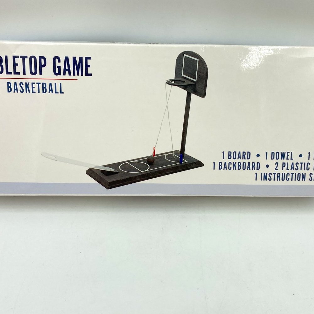 Tabletop Game Basketball Desk Set New Open Box
